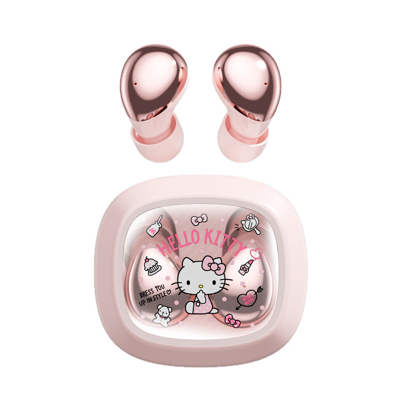 HelloKitty三丽鸥蓝牙耳机迷你入耳睡眠无线防丢高音质降噪女生款