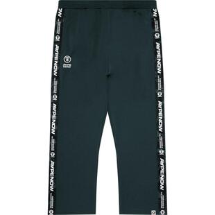 Aape旗舰男装春秋侧边字母串标猿人徽章宽松长裤卫裤B629XXN