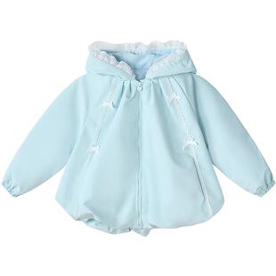 笛莎官方旗舰童装女童外套春秋季新款宝宝儿童时尚芭蕾风加绒上衣