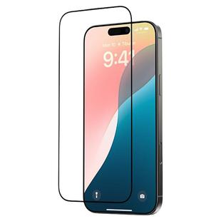 迪沃DEVIA星动系列全屏丝印高清iPhone16钢化玻璃膜适用于苹果16Pro手机