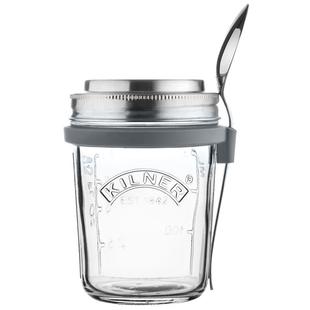 梅森瓶英国kilner玻璃储物瓶燕麦片收纳水果沙拉糖果早餐杯密封罐