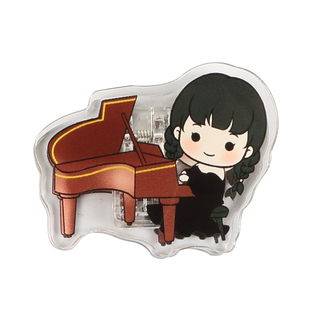 迷你乐谱夹子钢琴书夹卡通男女乐器古筝琵琶中阮琴谱夹音乐小礼品