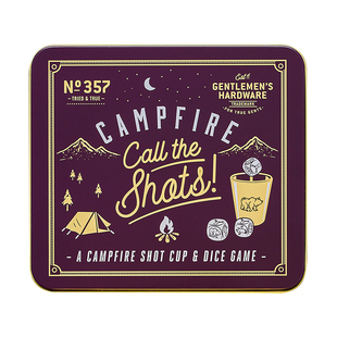 英国Gentlemen's Hardware游戏套装酒杯骰子套装木质叠叠乐套装