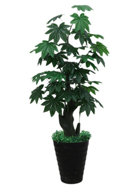 新年室内招财仿真发财树盆栽