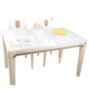 无味PVC磨砂水晶板软玻璃防水防烫桌布透明餐桌垫茶几垫免洗台布