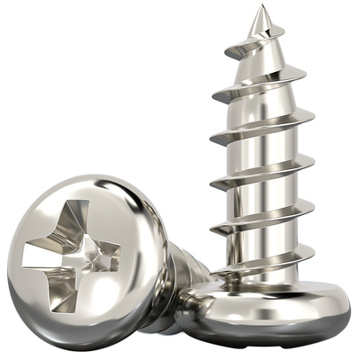 [全网热销]PA镀镍圆头自攻螺丝