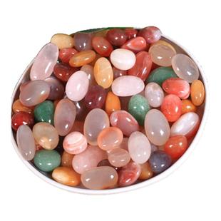 雨花石原石天然鱼缸造景摆件乌龟装饰五彩石水培盆栽鹅卵石头水族