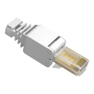 六类免压网线水晶头七类6类网络超五类7类超6类网线头免工具家用