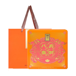 锦华趣味宝盒卡通动漫休闲零食礼盒装聚福招财大礼包春节送伴手礼