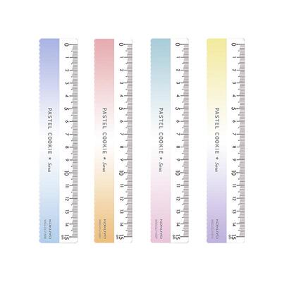 日本国誉波浪尺亚克力直尺子文具