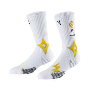 维动皮卡丘款实战专业篮球袜毛巾底高筒运动精英男中筒高帮长筒V