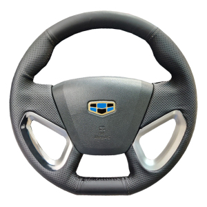 适用于帝豪方向盘套真皮14-15-16款专车新帝豪EV专用把套手缝全包