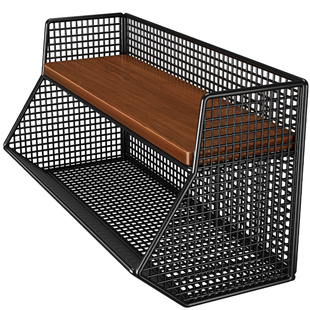 中古风水杯子收纳置物架茶杯架子茶具放置架咖啡吧台餐桌上收纳盒