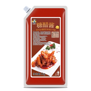 魅荣糖醋酱1kg商用烤肉拌饭酱糖醋里脊调料烤肉蘸料烧烤酱糖醋酱