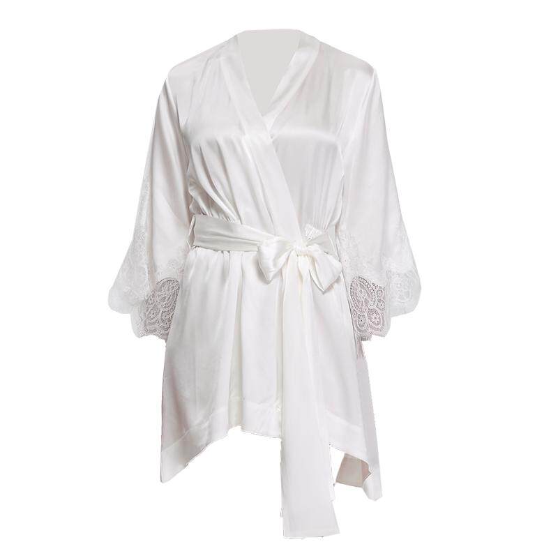 斯菲尔丝绸家居服睡衣女春夏浴袍