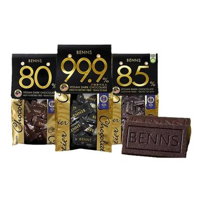 贝纳丝无糖黑巧克力低脂健身黑巧