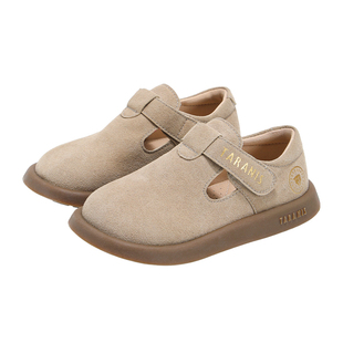 泰兰尼斯meta公主皮鞋春秋款女童勃肯鞋小女孩时尚休闲儿童单鞋子