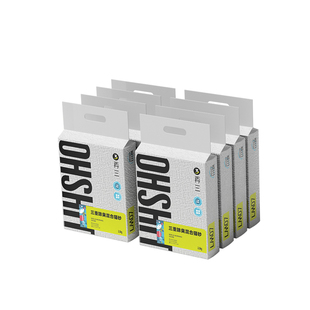 再三三重除臭混合猫砂豆腐猫砂除臭猫砂可冲厕所结团快2.5kg*12包