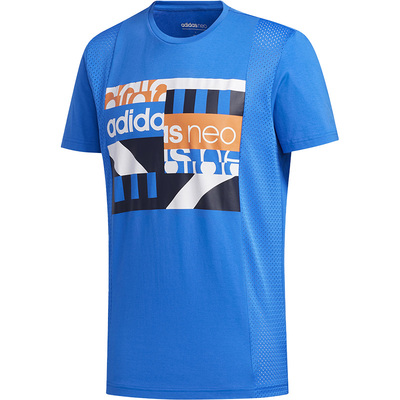 阿迪达斯男子运动短袖