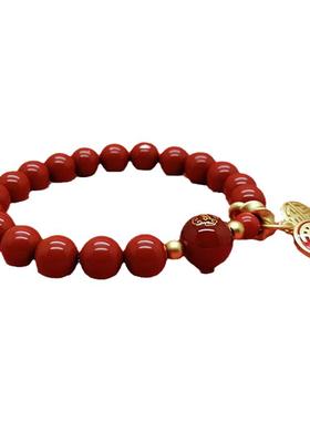 柏亦珠宝朱砂守护神原创女款手串