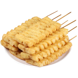 兰花干豆制品豆排豆腐串麻辣烫关东煮火锅烧烤半成品冷冻商用食品