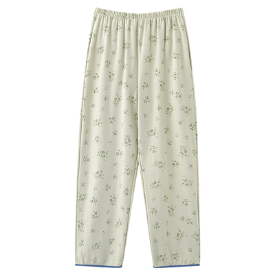 芬腾正品夏季睡裤女纯棉宽松长裤
