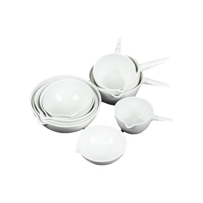 悦成实验室陶瓷蒸发皿平底带柄皿