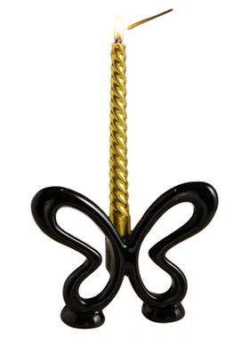 创意可爱蝴蝶烛台摆件高级感小众