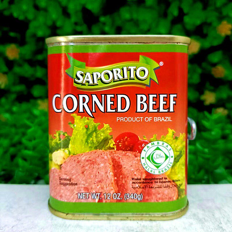 340g imported SAPORITO salted BEEF CORNDE BEEF BRAZIL