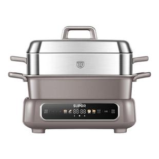 苏泊尔家用电蒸锅智能预约电煮锅蒸烤一体炖煮大容量分体料理锅
