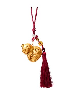 程育全铜雕聚财纳福葫芦摆件礼盒