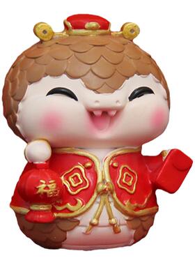 2025国潮金蛇献瑞生肖蛇年吉祥物盲盒新春节本命年纪念品年会送礼