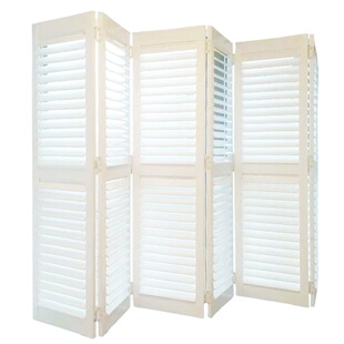 百叶门实木折叠门百叶窗衣柜门定制客厅卧室透气窗衣帽间门推拉门