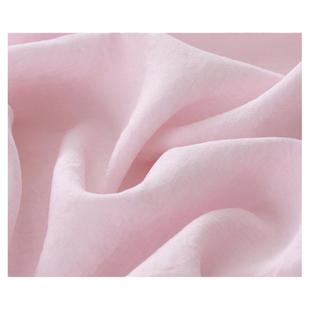 韩国cottonvill进口20支生物水洗天丝亚麻布料手工百搭服装布纯色