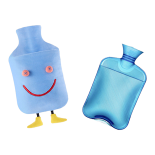 samply三朴注水热水袋可爱绣花暖水袋女生暖肚子暖手宝暖手袋学生