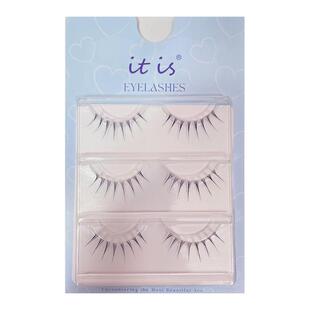 日系纱荣子同款芭比仙子透明梗裸妆漫画自然仙子假睫毛根根分明