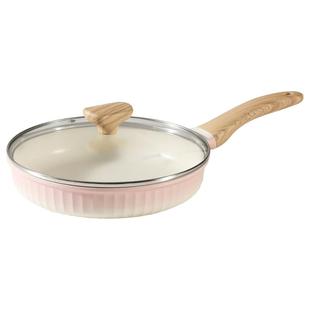 卡罗特平底锅不粘锅家用牛排煎锅炒菜锅煎饼专用烙锅电磁炉燃气灶