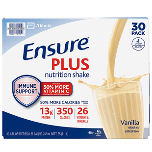 雅培安素Ensure成人蛋白质液体奶237ml*30瓶香草味plus加强版临期