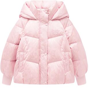 【轻暖系列】MINIPEACE太平鸟童装女童羽绒服防泼水冬儿童面包服