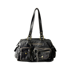 YAU大树 秋冬帅气包大容量多口袋机车包hobo腋下包y2k单肩斜挎包