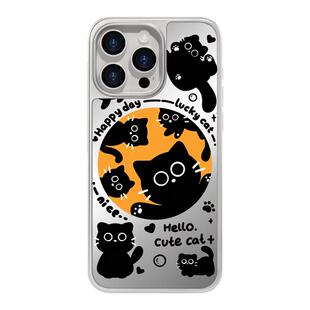 benefit可爱围观大眼睛黑猫17适用于iphone16promax苹果15PRO镜面磁吸手机壳13新款14小米15PRO防摔三星S25