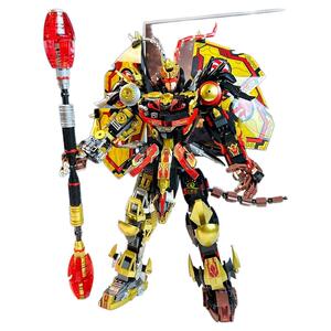 明迪黑悟空神话大圣机甲拼装积木大彩盒男孩DIY益智玩具摆件
