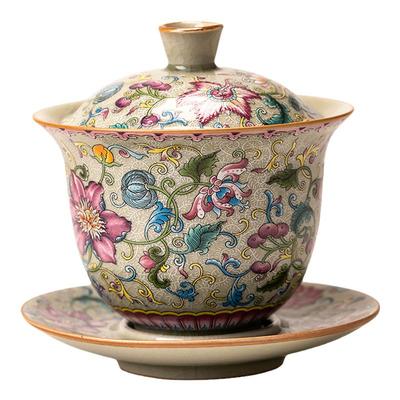 匠序三才盖碗个人专用不烫手