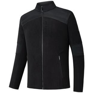 安踏冠军户外滑雪系列 抓绒外套男士冬季摇粒绒立领开衫152540705