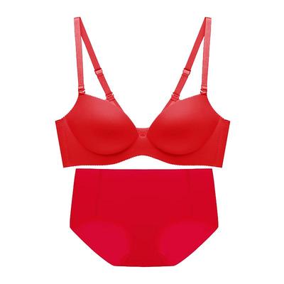 兰卓丽红色内衣女套装本命年