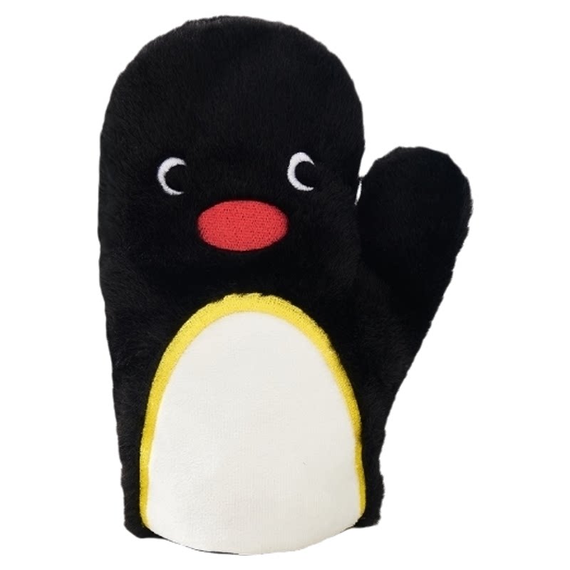 Pingu秋冬毛绒手套加厚加绒