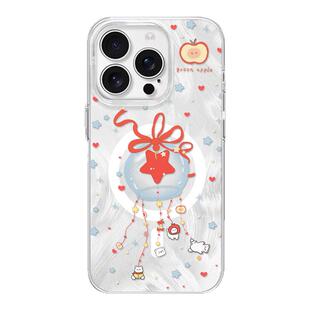 【猫与风铃】浪漫星星玻璃瓶适用iPhone16/15pro手机壳红米K70磁吸vivos19华为mete60羽纱荣耀90小米14一加11