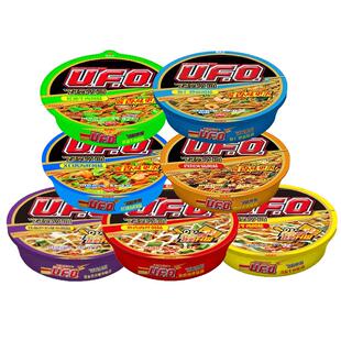 日清ufo飞碟炒面12盒整箱装拉面海鲜铁板牛肉干拌面方便速食泡面