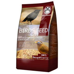 凯拉美八哥鸟粮高蛋白营养主粮鹩哥画眉专用粮食八哥鸟粮非饲料