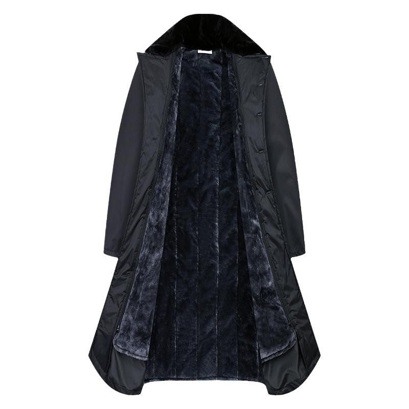 军大衣冬季加绒加厚东北零下冷库防寒服男女款老式棉大衣劳保棉袄